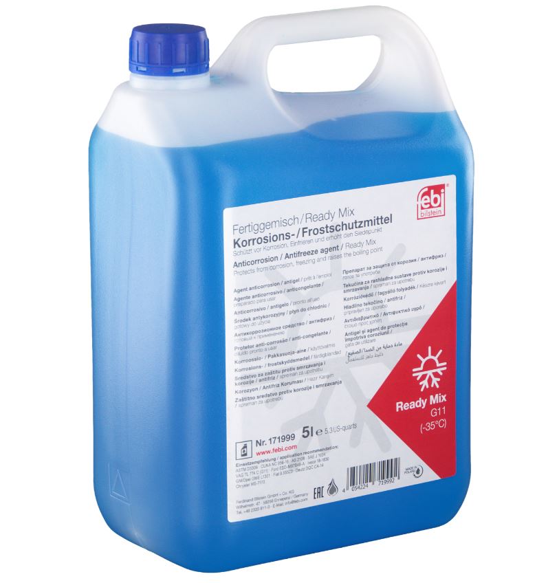 Febi Coolant G11 Ready Mixed 171999 5L for BMW, MERCEDES