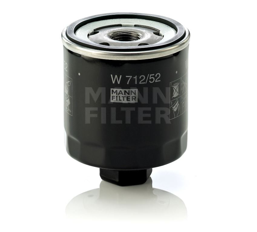 MANN-FILTER W 712/52 Oil Filter for VW AUDI