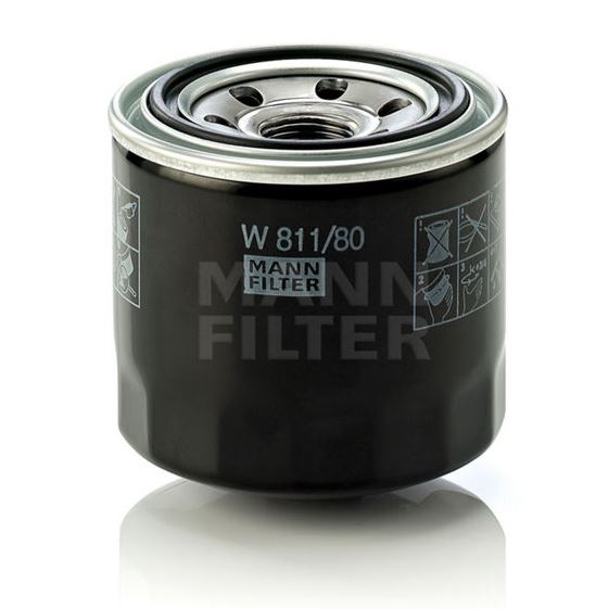 MANN-FILTER W 811/80 Oil Filter for HONDA, ISUZU, KIA, MAZDA, MITSUBISHI