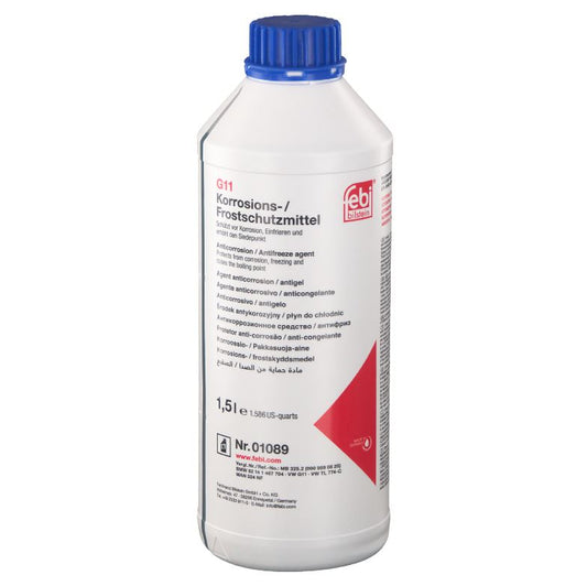 Febi Coolant G11 Concentrate 01089 1.5L for BMW, MERCEDES