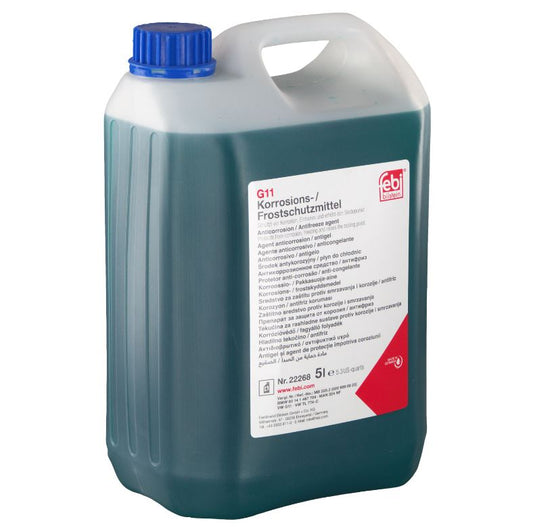 Febi Coolant G11 Concentrate 22268 5L for BMW, MERCEDES
