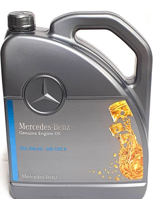 Genuine Mercedes-Benz SAE 5W-40 229.5 Engine Oil A000989210713FAEK - 5L