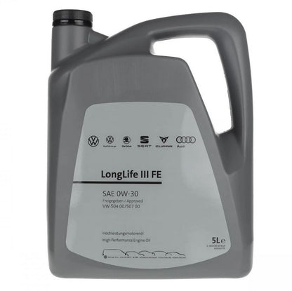 VW Longlife III FE 0W-30 Engine Oil 5L